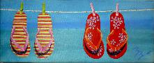 SONNENFLIRT 50x20cm 2007