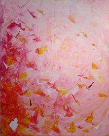 Und immer Fliegen sie ins Licht 100x80cm 2011