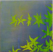Wasserreflexion SILHOUISMUS 40x40cm 2005