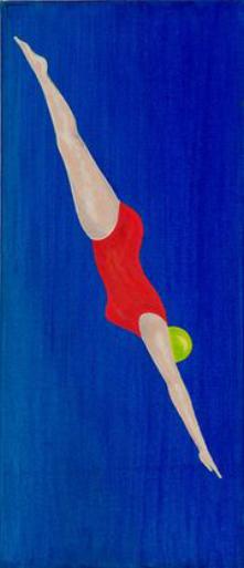 KOPFÜBER 50x20cm 2007